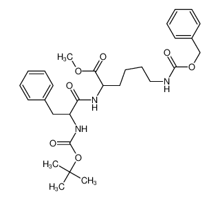 methyl 2-[[2-[(2-methylpropan-2-yl)oxycarbonylamino]-3-phenylpropanoyl]amino]-6-(phenylmethoxycarbonylamino)hexanoate 27168-28-1