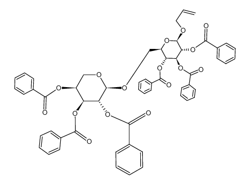 866325-72-6 allyl 2,3,4-tri-O-benzoyl-6-O-(2,3,4-tri-O-benzoyl-α-L-arabinopyranosyl)-β-D-glucopyranoside