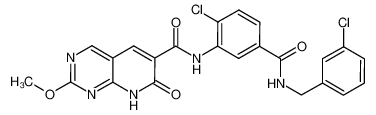 1386979-55-0 structure, C23H17Cl2N5O4