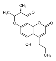 685844-44-4 spectrum, (9S)-5-hydroxy-8,9-dimethyl-4-propyl-8,9-dihydro-2H,10H-pyrano[2,3-f]chromene-2,10-dione