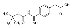 4-(2-叔丁氧羰氨基-2-脒乙基)-苯甲酸