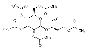 130713-17-6 Acetic acid (2R,3R,4S,5R,6R)-3,5-diacetoxy-2-[(R)-1-(2-acetoxy-ethyl)-allyloxy]-6-acetoxymethyl-tetrahydro-pyran-4-yl ester