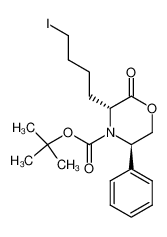 874368-12-4 (3R,5R)-3-(4-iodobutyl)-2-oxo-5-phenyl-morpholine-4-carboxylic acid tert-butyl ester