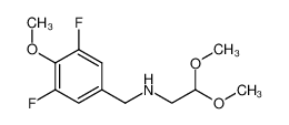 N-(3,5-difluoro-4-methoxybenzyl)-aminoacetaldehyde dimethyl acetal 101471-18-5