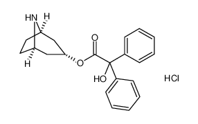 2-[3-(8-azabicyclo[3.2.1]octan-3-yl)phenyl]-2-hydroxy-2-phenylacetic acid,hydrochloride 63516-30-3