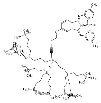 853194-44-2 structure, C87H172ClN5OPdSi13++