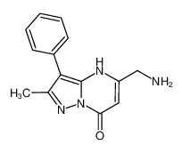 5-(Aminomethyl)-2-methyl-3-phenylpyrazolo-[1,5-a]pyrimidin-7(4H)-one 956576-88-8