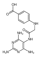 4-[[2-oxo-2-[(2,4,6-triaminopyrimidin-5-yl)amino]ethyl]amino]benzoic acid 28951-80-6