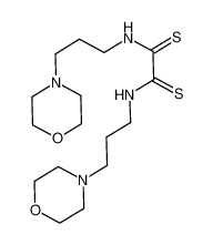 N,N'-bis(3-morpholin-4-ylpropyl)ethanedithioamide 17551-80-3