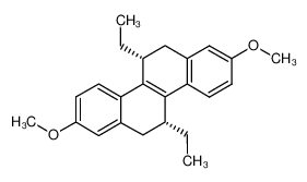 138090-05-8 2,8-dimethoxy-5,11-cis-diethyl-5,6,11,12-tetrahydrochrysene