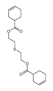 2-[2-(cyclohex-3-ene-1-carbonyloxy)ethylsulfanyl]ethyl cyclohex-3-ene-1-carboxylate 17901-23-4