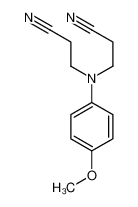 3-[N-(2-cyanoethyl)-4-methoxyanilino]propanenitrile 140636-28-8