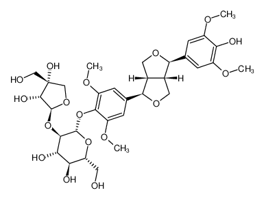 136997-64-3 structure, C33H44O17