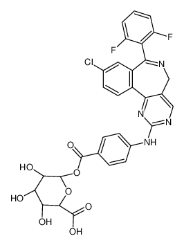 1203589-02-9 structure, C31H23ClF2N4O8