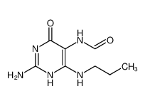 N-[2-amino-4-oxo-6-(propylamino)-1H-pyrimidin-5-yl]formamide 90346-42-2