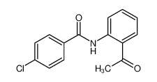 N-(2-acetylphenyl)-4-chlorobenzamide 1640-44-4