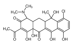 7301-38-4 structure, C23H24ClNO8