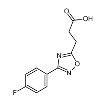 3-[3-(4-fluorophenyl)-1,2,4-oxadiazol-5-yl]propanoic acid 500025-07-0