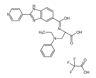 316833-28-0 structure, C26H24F3N5O5