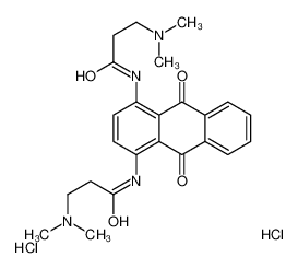 115290-32-9 3-(dimethylamino)-N-[4-[3-(dimethylamino)propanoylamino]-9,10-dioxoanthracen-1-yl]propanamide,dihydrochloride