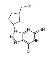 [(1R,3S)-3-(5-amino-7-chlorotriazolo[4,5-d]pyrimidin-3-yl)cyclopentyl]methanol 122624-80-0