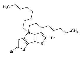 1160106-14-8 5,5'-二溴-3,3'-二辛基硅烷亚基-2,2'-联噻吩