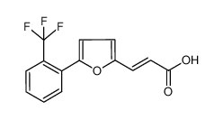 3-[5-[2-(trifluoromethyl)phenyl]furan-2-yl]prop-2-enoic acid 480425-31-8