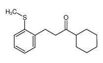 1-环己基-3-[2-(甲硫基)苯基]-1-丙酮