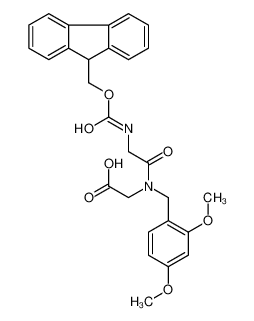 2-[(2,4-dimethoxyphenyl)methyl-[2-(9H-fluoren-9-ylmethoxycarbonylamino)acetyl]amino]acetic acid 848861-65-4