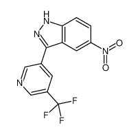 1356088-06-6 structure, C13H7F3N4O2