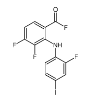 3,4-difluoro-2-(2-fluoro-4-iodoanilino)benzoyl fluoride