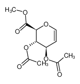 methyl (2S,3S,4R)-3,4-diacetyloxy-3,4-dihydro-2H-pyran-2-carboxylate 57690-62-7