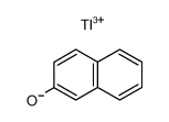 21509-82-0 structure, C10H7OTl++