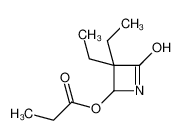 142935-44-2 spectrum, (3,3-diethyl-4-oxoazetidin-2-yl) propanoate