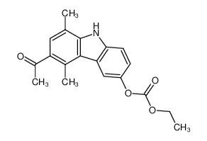 136950-93-1 3-acetyl-6-ethoxycarbonyloxy-1,4-dimethyl-9H-carbazole