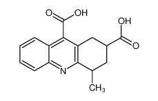 4-methyl-1,2,3,4-tetrahydroacridine-2,9-dicarboxylic acid 5508-15-6