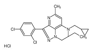 603151-83-3 structure, C21H23Cl3N4