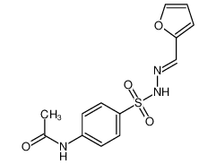 N-(4-{[(2E)-2-(2-呋喃基亚甲基)肼基]磺酰基}苯基)乙酰胺