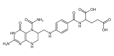 72973-87-6 2-[[4-[(2-amino-5-carbamoyl-4-oxo-1,6,7,8-tetrahydropteridin-6-yl)methylamino]benzoyl]amino]pentanedioic acid