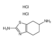 4,5,6,7-tetrahydro-1,3-benzothiazole-2,6-diamine,dihydrochloride 104617-48-3