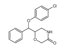 3-Morpholinone, 6-[(4-chlorophenoxy)phenylmethyl]- 93886-37-4