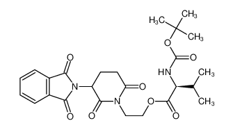 911315-06-5 structure, C25H31N3O8