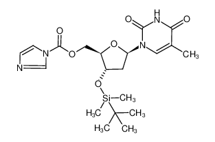 250665-56-6 5'-O-[(1H-imidazol-1-yl)carbonyl]-3'-O-(tert-butyldimethylsilyl)thymidine