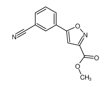 Methyl 5-(3-cyanophenyl)-1,2-oxazole-3-carboxylate 956360-06-8