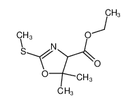 503322-63-2 spectrum, 5,5-dimethyl-2-methylsulfanyl-4,5-dihydro-oxazole-4-carboxylic acid ethyl ester