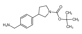 tert-butyl 3-[4-(aminomethyl)phenyl]pyrrolidine-1-carboxylate 885270-22-4