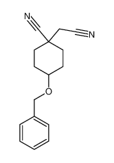 69857-51-8 1-(cyanomethyl)-4-phenylmethoxycyclohexane-1-carbonitrile