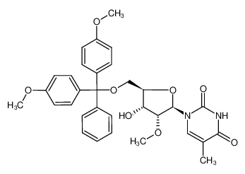 153631-19-7 spectrum, 5'-O-(4,4'-dimethoxytrityl)-2'-O-methyl-5-methyluridine
