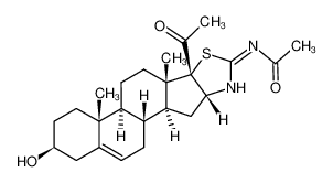 62206-74-0 2'-acetylamino-3β-hydroxy-(16β)-16H-pregn-5-eno[16,17-d]thiazol-20-one