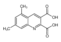 5,7-二甲基喹啉-2,3-二羧酸